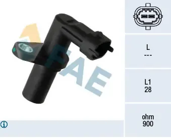 Compre Sensor de posição (de revoluções) de cambota KIA Picanto II TA