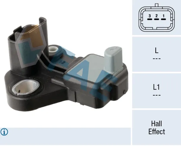 Sensor de posição (de revoluções) de cambota 79288 FAE