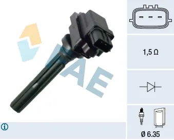 Bobina de ignição 80397 FAE