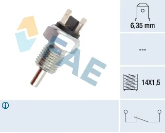 Sensor de ativação das luzes de marcha à ré 41020 FAE