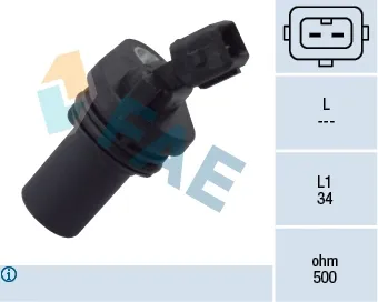 Sensor de posição da árvore distribuidora 79089 FAE