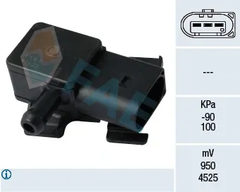 Sensor de pressão dos gases de escape 16102 FAE