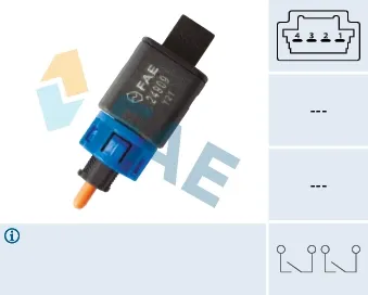 Sensor de ativação do sinal de parada 24909 FAE