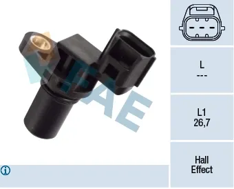 Sensor de posição da árvore distribuidora 79404 FAE