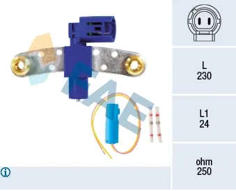 Sensor de posição (de revoluções) de cambota 79320 FAE
