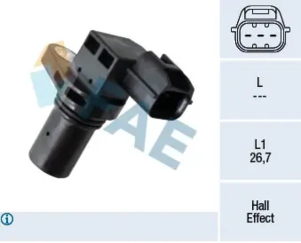 Sensor de posição (de revoluções) de cambota 79457 FAE