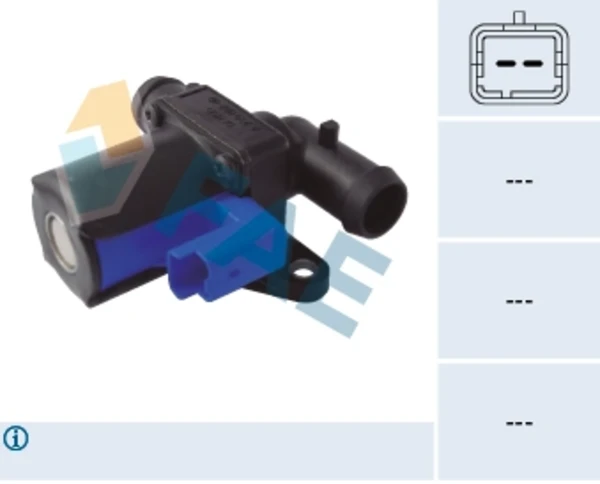 Válvula de forno (de aquecedor) para Fiat Ducato (250)