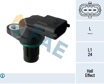 Sensor de posição da árvore distribuidora 79351 FAE