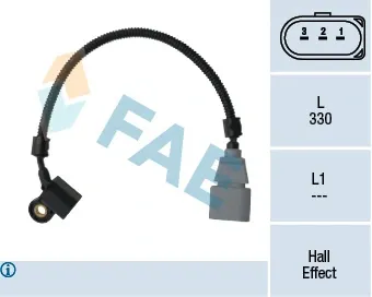 Sensor de posição da árvore distribuidora 79331 FAE