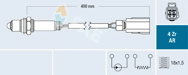 Sonda lambda, sensor de oxigênio Volvo XC90 2 256