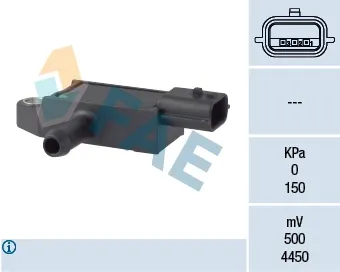 Sensor de pressão dos gases de escape 16113 FAE