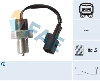 Sensor de ativação das luzes de marcha à ré 41244 FAE