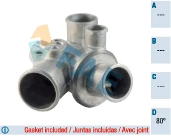 Caixa do termostato 5335980 FAE