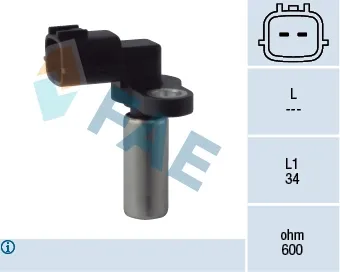 Sensor de posição da árvore distribuidora 79090 FAE