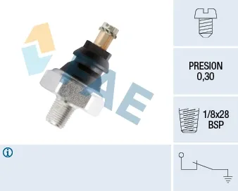 Sensor de pressão de óleo 10610 FAE