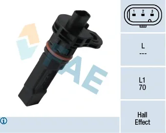 Sensor de velocidade neutral 79378 FAE