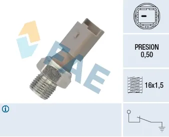 Sensor de pressão de óleo 12640 FAE