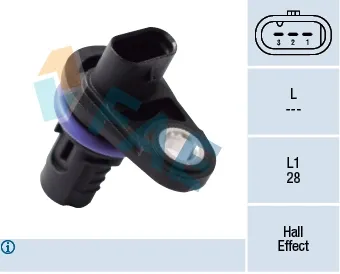 Sensor de posição da árvore distribuidora 79385 FAE