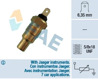 Sensor de temperatura do fluido de esfriamento 25080G9602 Nissan/Infiniti