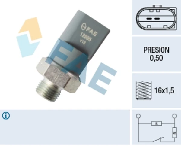Sensor de pressão de óleo на Mercedes Benz Truck TRUCK ACTROS ()