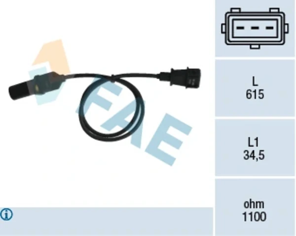 79005 FAE sensor de posição (de revoluções de cambota)