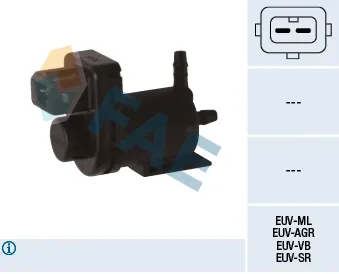 Válvula solenoide de regulação de comporta EGR 56032 FAE