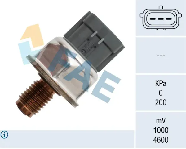 Sensor de pressão de combustível Peugeot Boxer 250