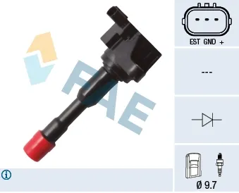 Bobina de ignição 80298 FAE
