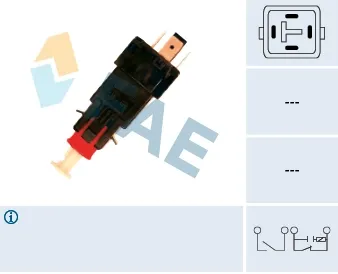 Sensor de ativação do sinal de parada 24519 FAE