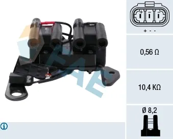 Bobina de ignição 80253 FAE