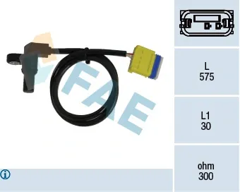 Sensor de velocidade 79223 FAE