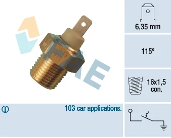 35070 FAE sensor de temperatura do fluido de esfriamento