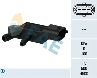 Sensor de pressão dos gases de escape 16105 FAE