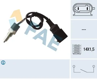 Sensor de ativação das luzes de marcha à ré 40700 FAE