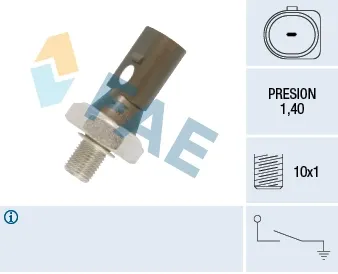 Sensor de pressão de óleo 12880 FAE