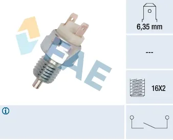 Sensor de ativação das luzes de marcha à ré 40350 FAE