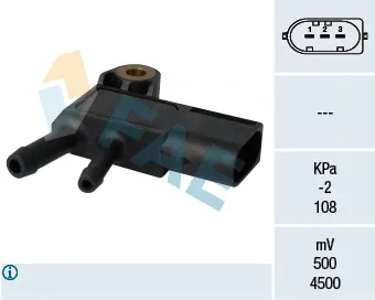 Sensor de pressão dos gases de escape 16100 FAE