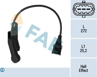 Sensor de posição da árvore distribuidora 79138 FAE