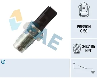 Sensor de pressão de óleo 12615 FAE