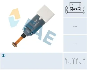 Sensor de ativação do sinal de parada 24898 FAE
