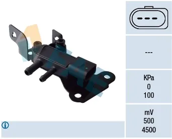 Sensor de pressão dos gases de escape 16114 FAE