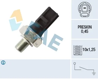 Sensor de pressão de óleo LCA5642AA Jaguar