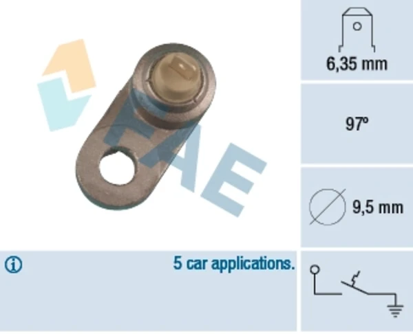 Sensor de temperatura do fluido de esfriamento para Seat 600 