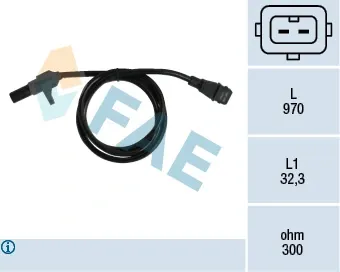 Sensor de posição (de revoluções) de cambota 79122 FAE