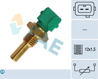 Sensor de temperatura do fluido de esfriamento 33360 FAE