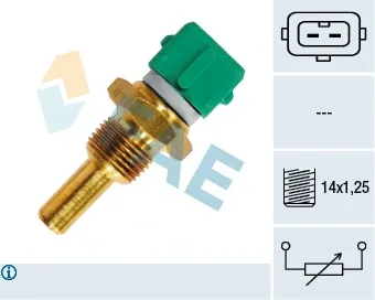 Sensor de temperatura do fluido de esfriamento 33190 FAE