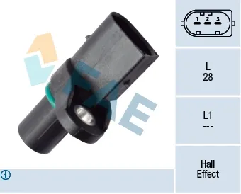 Sensor de posição (de revoluções) de cambota 79362 FAE