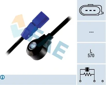 Sensor de detonação 60129 FAE