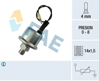 Sensor de pressão de óleo 14550 FAE