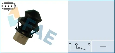 Sensor de fechamento de portas (interruptor de fim de carreira) 67340 FAE